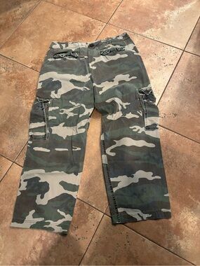 Machine Men's Camo Cargo Pants - Green, Gray